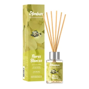 AMBAR Difusor 60 Ml Flores Blancas
